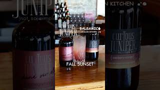 fall sunset  Balsamico Italian kitchen cocktail falldrinks curiousjuniper [upl. by Aekal]