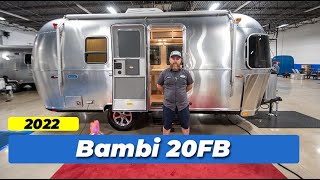 The allnew 2022 Airstream Bambi 20FB  Full Service Walk Through [upl. by Eynaffit]