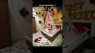 Special Couple Room Decor in Ahmedabad By RS EVENT roomdecor [upl. by Stichter]