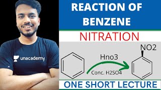 reaction of benzene  nitration  nitration of benzene  nitration of benzene mechanism nitration [upl. by Salahi]