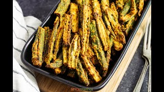 Crispy Air Fryer Okra Kurkuri Bhindi [upl. by Mccallion]