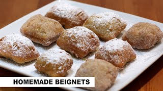 Easy Homemade Beignets Recipe No Yeast [upl. by Nnylsaj]