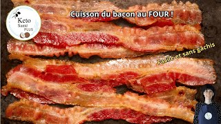 CUISSON DU BACON AU FOUR  Méthode Facile et sans gâchis  Idéale pour cuire de grandes quantités [upl. by Benji141]