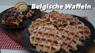 Die leckersten belgischen Waffeln  Einfaches Rezept [upl. by Herby]