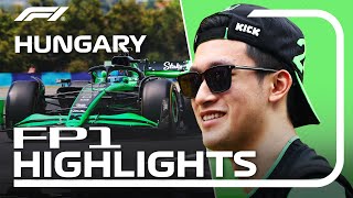 FP1 Highlights  2024 Hungarian Grand Prix [upl. by Sunev]