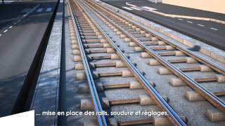 CiteTram  construction dune ligne de tramway [upl. by Tipton]