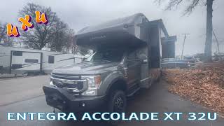 NEW 2023 Entegra Accolade XT 32U 4X4 walk around AT LEOS [upl. by Aloisia]