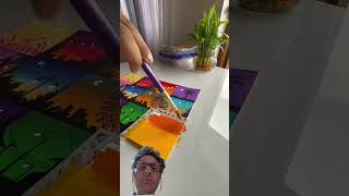 Merci à tous artistes qui partage leur travail avec nous Cest magnifique art painting acrylic [upl. by Hay]