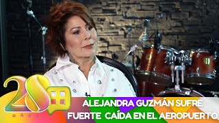 Alejandra Guzmán sufre caída en aeropuerto de CDMX  Programa 7 de octubre de 2024  Ventaneando [upl. by Ellekcim]