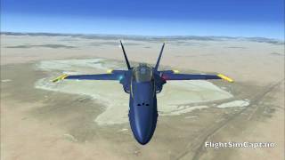 KEDW Edwards AFB FA 18 Blue Angels [upl. by Tina]