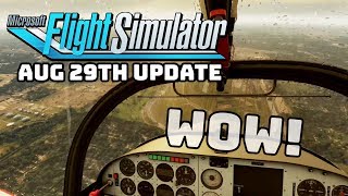 New Flight Simulator 2020 Update August 29th [upl. by Ahsenom]