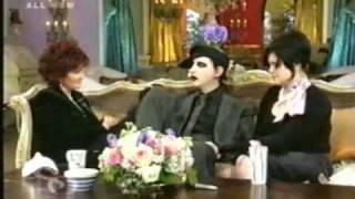 Marilyn Manson  Interview at the Sharon Osbourne Show 2003 [upl. by Aikemat]