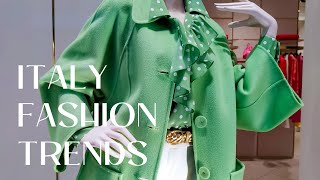 NEW SPRING 2024 FASHION TRENDS  ITALY [upl. by Sorac]