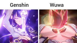 Genshin Booba Sword vs Wuwa Booba Flower 😭 [upl. by Hershell]