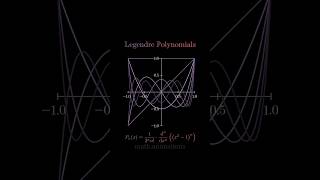 The legendre polynomials are an important class of orthogonal polynomials that are widely usedmaths [upl. by Rudolph274]