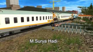 Trainz Simulator Indonesia  Perlintasan Kereta Api Yang Sepi 3 [upl. by Seyah]