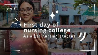 First day as Bsc nursing student ✨ Amrita।bscnursing vlog life youtube westbengal india [upl. by Andersen]