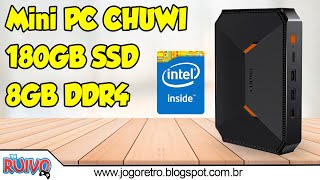 Análise do Mini PC CHUWI Herobox com 8GB DDR4 e SSD TOP [upl. by Airot]