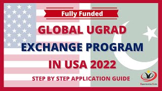 Fully Funded Semester Exchange Program in USA  Global UGRAD Exchange Program 2022 [upl. by Aleekat]