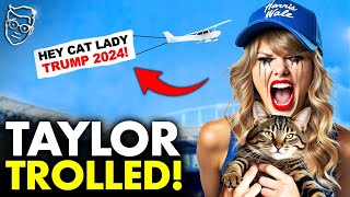 Taylor Swift SCREAMS As Team Trump Fly ‘TRUMP 2024’ Banners Over Her Concert  Swifties Salty Cry 🤣 [upl. by Enaed]