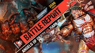 Blood Angels Imperial Fists amp Salamanders vs Dark Mechanicum  3500pts Warhammer 40k Battle Report [upl. by Ahsened766]