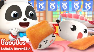 Wah Bau Sushinya Sangat Enak🍣  Belajar Warna Anak  Lagu Makanan Anak  BabyBus Bahasa Indonesia [upl. by Kain]