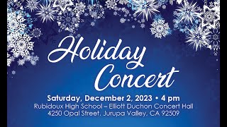 Holiday Concert Promo Dec 2023 [upl. by Kcirdneh108]