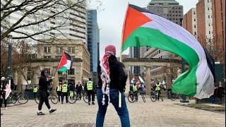 ProPalestinian protesters say encampment at McGill will remain [upl. by Learrsi]