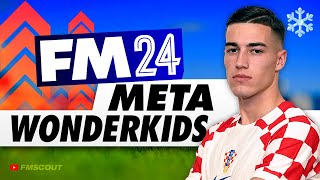 The BEST Meta Wonderkids In FM24  Football Manager 2024 Best Players [upl. by Aidul66]