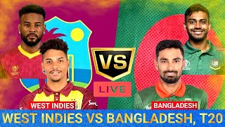 t20 WEST INDIES VS BANGLADESH [upl. by Akena591]