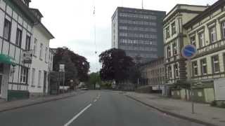 Iserlohn Fahrt durch die Friedrichstraße und durch die Westfalenstraße 14052015 [upl. by Harl]