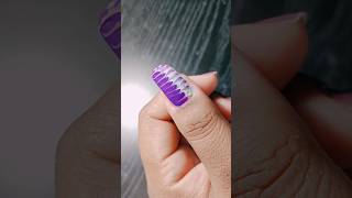 Simple nail art design shortsfeed youtubeshorts nailartathome shortsvideo [upl. by Eitak723]