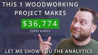 This 1 Woodworking Project Makes 36774 Every Month Let Me Show You The Analytics [upl. by Arihas183]