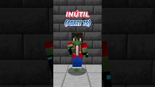 ⛏️⚒️ CONSEJO INÚTIL de MINECRAFT 15 🪨 shorts [upl. by Chan]