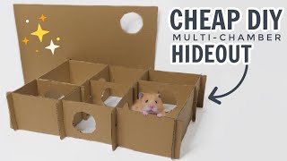 How to Make a CHEAP hamster hideout [upl. by Anoyet]