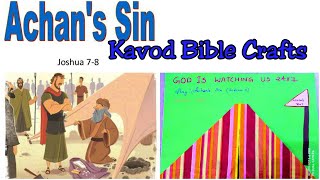 Achan’s Sin Bible Craftbiblecrafts sundayschoolcraft sundayschoolbiblestories [upl. by Eizus]