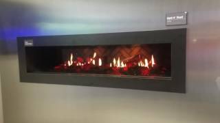 Dimplex OptiV Electric Fireplace And Aquarium [upl. by Herzberg]