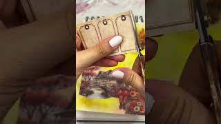 ASMR Journaling ✂️📖 Autumn Theme asmr journaling scrapbooking aestheticjournaling shorts [upl. by Ettenuahs117]