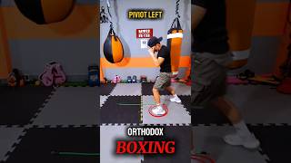 Footwork pivot creating angles ✅️ boxing hienboxingday boxingtraining footwork tutorial [upl. by Garibold]