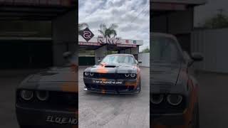 Before amp after hellcat challenger widebody camo wrap conversion viralshort hellcatchallenger [upl. by Judie]