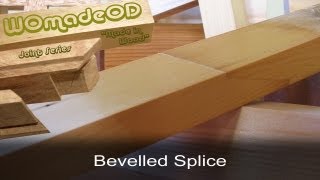 Stepped Bevelled Splice Joint stepped scarf joint [upl. by Lillis]