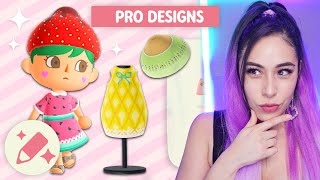 Designing Fruity Clothing in Animal Crossing LIVE [upl. by Adiahs]