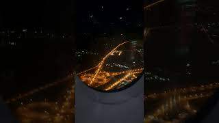 Airplane  Airplane outside night view  Airplane Video  Beautifull night flight  AirBus [upl. by Bodwell]