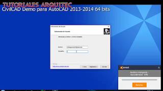 instalcion de civil cad par autocad [upl. by Saltzman]