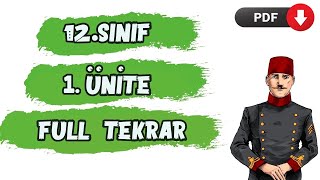 12SINIF İNKILAP TARİHİ 1 ÜNİTE FULL TEKRAR 20 Yüzyıl Başlarında Osmanlı Devleti ve Dünya TYT AYT [upl. by Ahsaten]