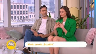 Julia Kamińska i Filip Bobek uchylili rąbka tajemnicy o powrocie quotBrzyduliquot Dzień dobry TVN [upl. by Genevieve]