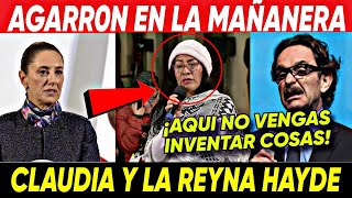 INESPERADO ¡AGARRON EN LA MAÑANERA CLAUDIA Y REYNA HAYDEE LE DEJAN SIN PALABRAS [upl. by Niac]