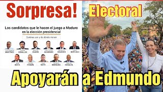 última hora 🔴 candidatos electorales apoyarán a Edmundo y María corina [upl. by Mariana]