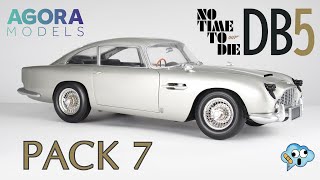 Agora Models 007 Aston Martin DB5 from James Bond No Time To Die 18 scale diecast pack 7 build [upl. by Ludba]