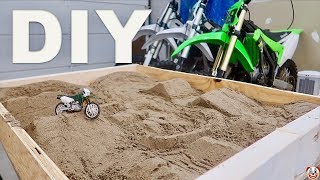 DIY INDOOR MX TRACK😹 [upl. by Nasar632]